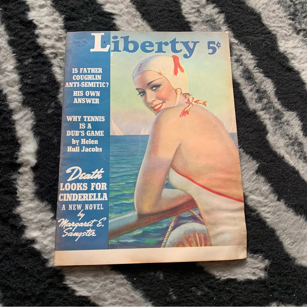 Vintage Liberty Magazine from Aug 12, 1939